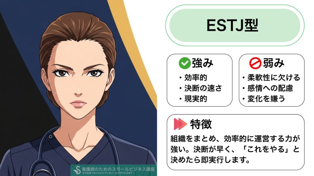 Characteristics of ESTJ Nurses