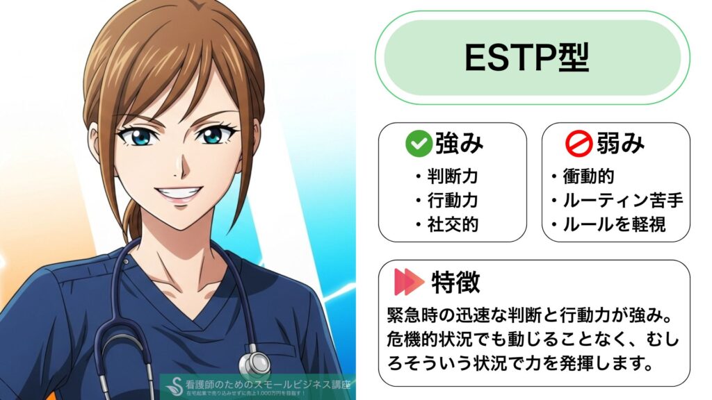 Characteristics of ESTP Nurses