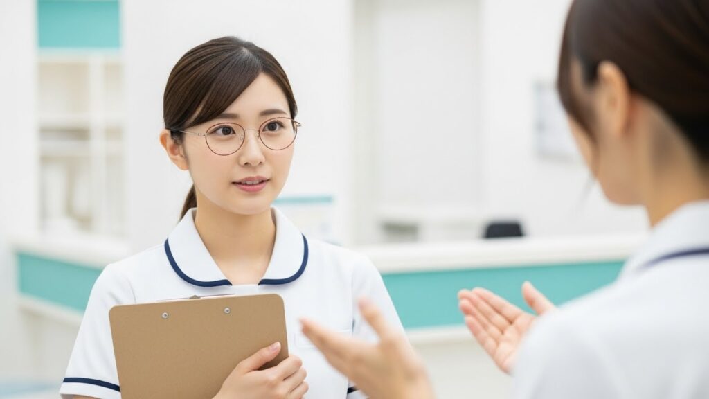 nurse-ac-listening-to-supervisor-glasses-20s